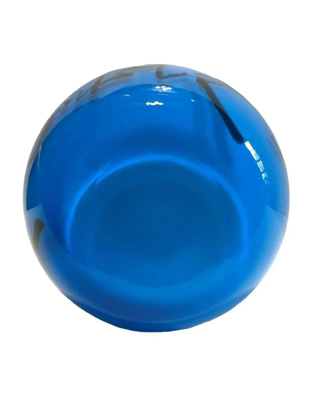 Art Glass Millefiori Blue Vase Cased Glass Hand Blown Polished Bottom 9
